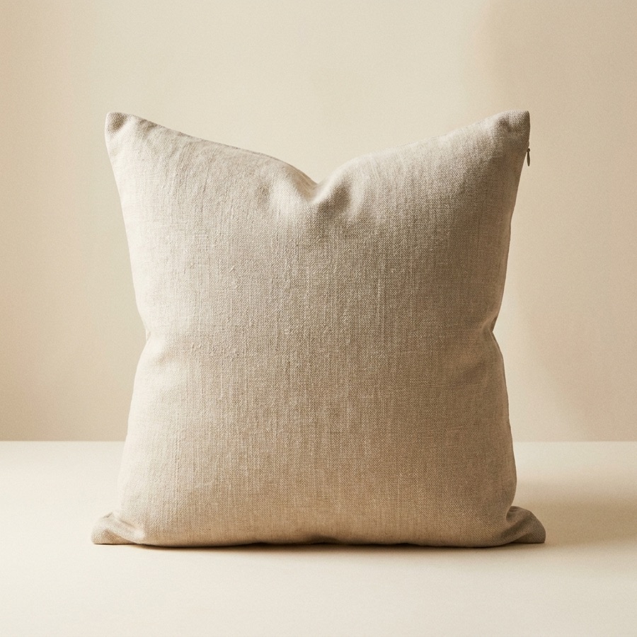 Stonewashed Linen Cushion